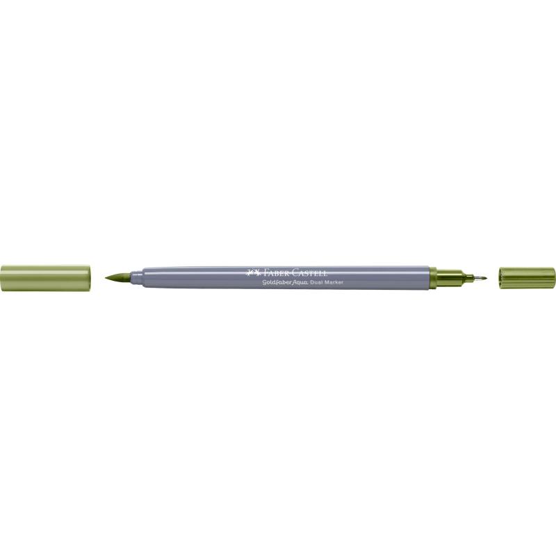 Faber-Castell Goldfaber Aqua Dual Marker 174 chromoxydgrün stumpf